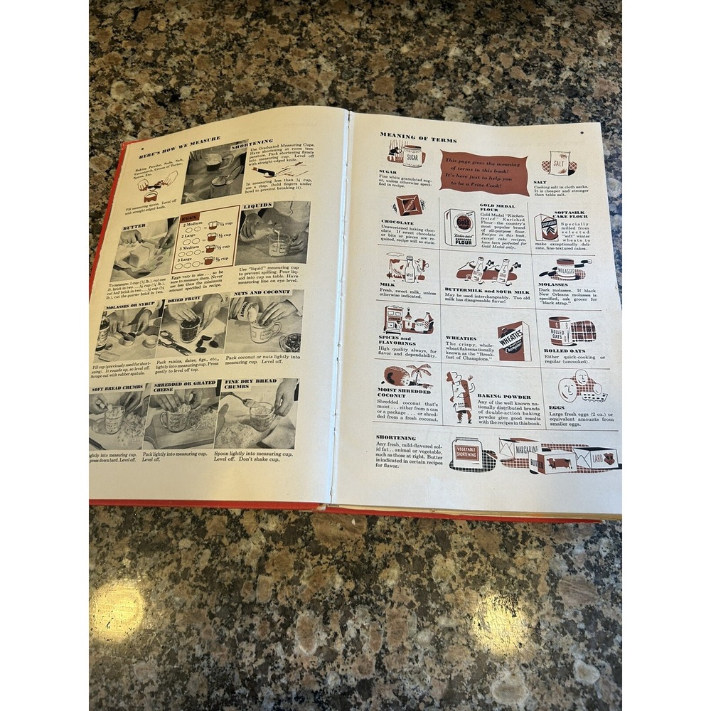 Vintage Betty Crocker's Picture Cook Book 1950 First Edition 449 Pages - Picture 7 of 16